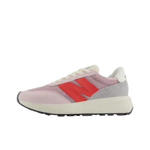 New Balance 370 Low Топ Повседневный Городской Коммутер Беговые кроссовки Унисекс Розовый