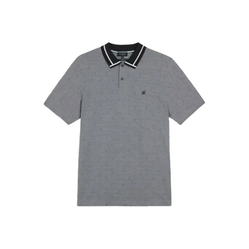 TED Baker Поло Мужское Черное