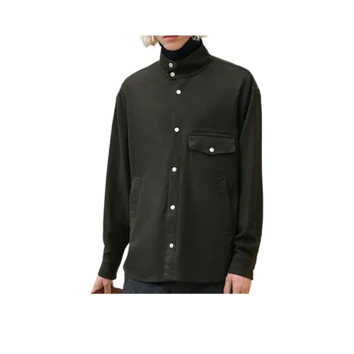 HERMES Мужские черные рубашки