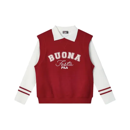 FILA Dragon Series Красный ритм Унисекс Трикотаж