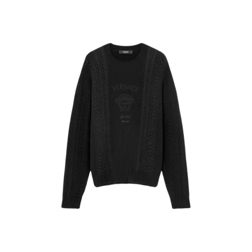 VERSACE SS24 Трикотаж Мужской Черный