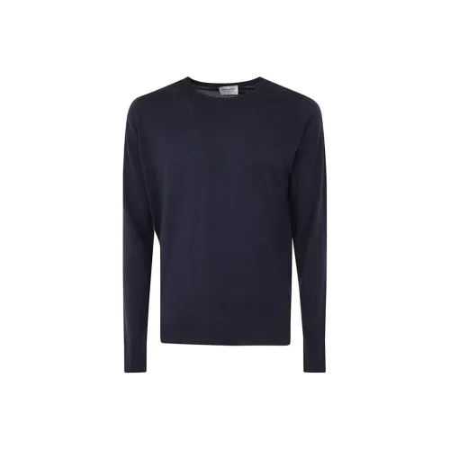 JOHN SMEDLEY Свитер Мужской Морской Синий