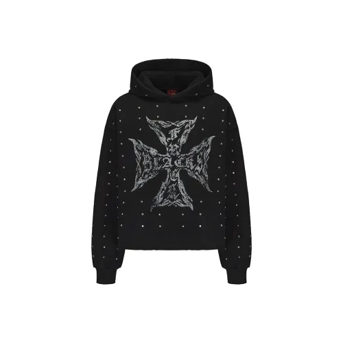 BLACK8MOB AW24 Свитшот Унисекс Черный