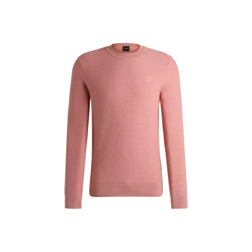 Hugo Boss Розовые Мужские Свитера