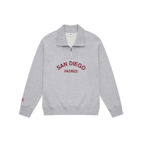 MLB Preppy Style Collection San Diego Padres 24FW Толстовка Унисекс Фотиния Серый