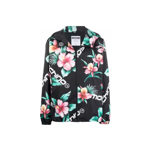 MOSCHINO Мужские черные куртки