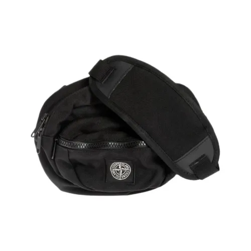 STONE ISLAND Nylon Sling Bag Мужской Черный