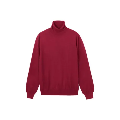 Gran Sasso Red Men's Sweaters Gran Sasso Красные Мужские Свитера