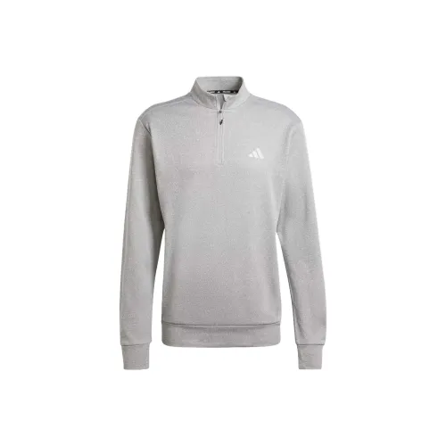 Adidas GAME и Go Маленький логотип Толстовка Мужской Средний Фотиния Серый Черный