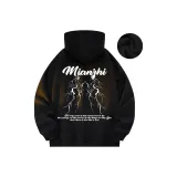 Чёрный Белый (с флисовой подкладкой)