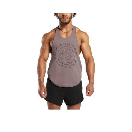 GYMSHARK Legacy STRINGER Майка Мужская Выстиранный Фиолетовый G418 Красный