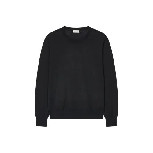 DRIES VAN NOTEN Мужские черные свитеры