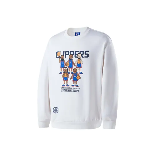 NBA Los Angeles Clippers Толстовка Унисекс Белый