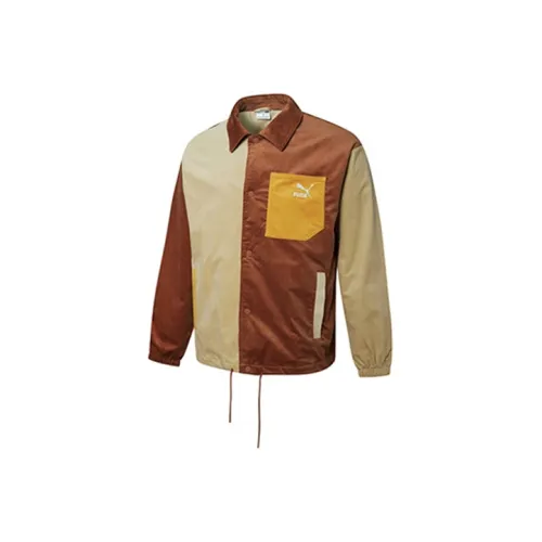 PUMA Cord Coach Кофе Мужские Куртки