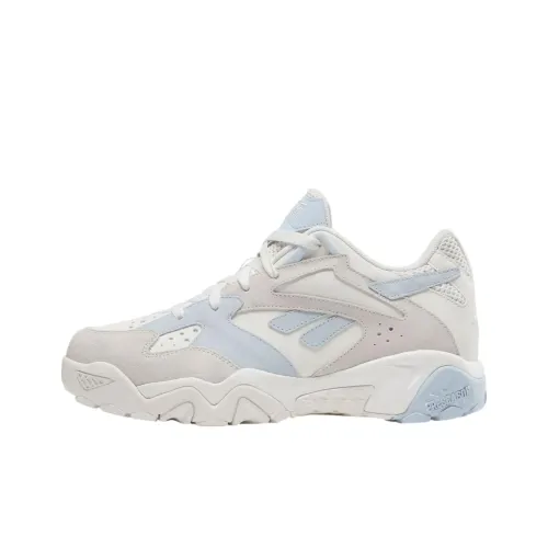 Reebok Preseason 94 Low Топ Винтажные Баскетбольные Кроссовки Мужские Белые Серые