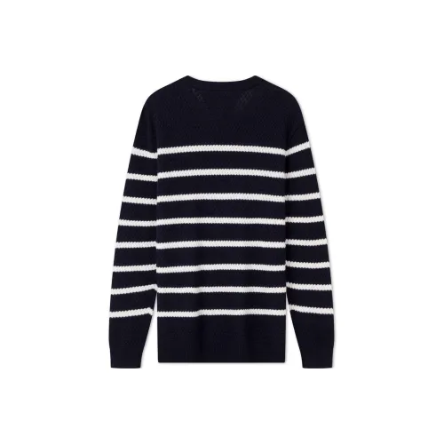 Tommy Hilfiger Темно-синий, синий, белый, полосы, 0GY, мужской, трикотаж