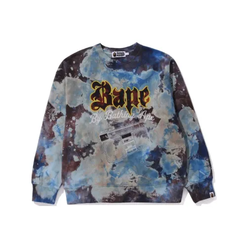 A BATHING APE Синий Мужской Свитеры