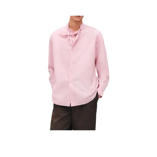 HERMES Розовые Мужские Рубашки