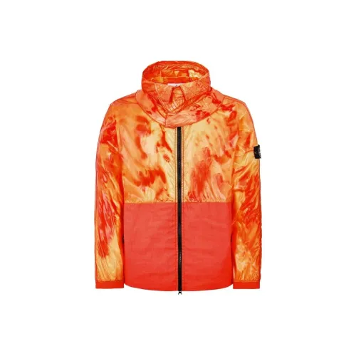 Stone Island Оранжевые Мужские Куртки