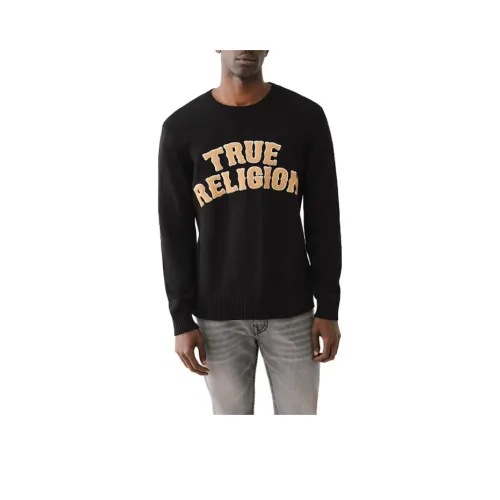 TRUE RELIGION Свитер Мужской Черный
