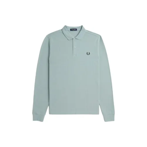 FRED PERRY Silver Blue Мужская Поло