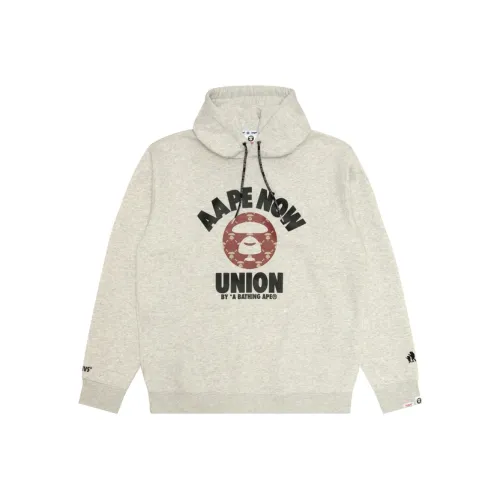 AAPE Белый WH2 Мужские Свитшоты