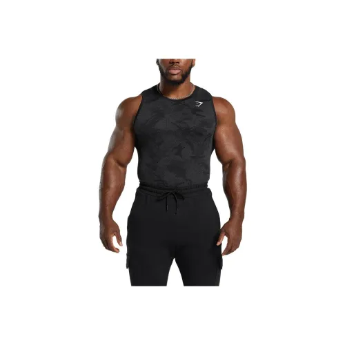 GYMSHARK Топ без рукавов Мужской Угольный серый