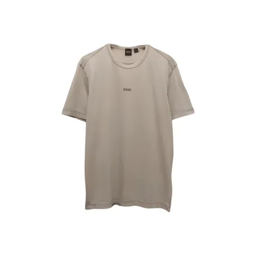 Hugo Boss T-Shirt Мужской Светлый Бежевый