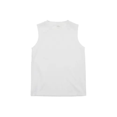 COUNTRY MOMENT Топ без рукавов Унисекс Белый