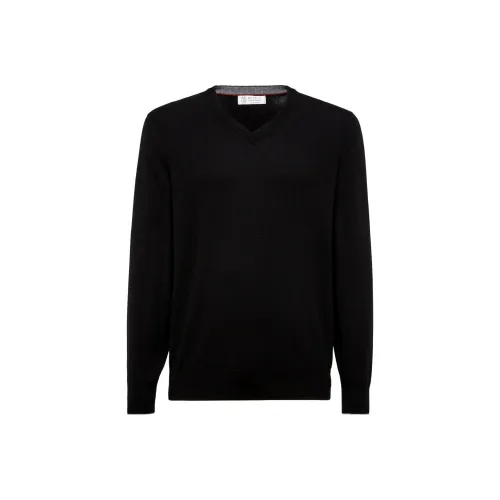 BRUNELLO CUCINELLI Свитер Мужской Черный