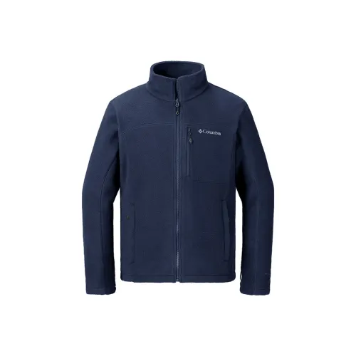 Columbia Поход Флис Одежда Мужская Темно-синий