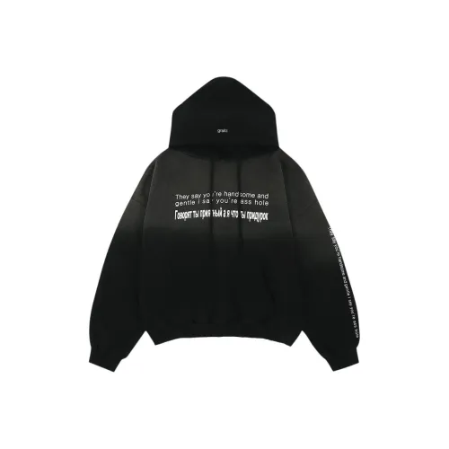GRAILZ SS25 Черная унисекс толстовка