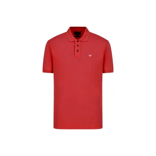 EMPORIO ARMANI Поло Мужское Красное