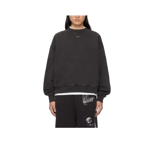 OFF Белый Толстовка Мужской Коричневый