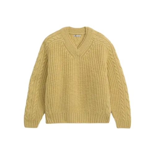 ZARA Желтые Мужские Свитера