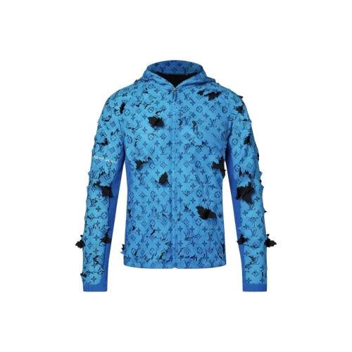 LOUIS VUITTON Новые ежеквартальные продукты LV Синий Мужской Куртки