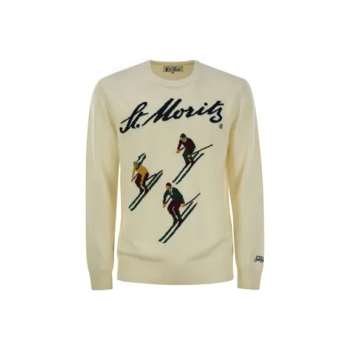 MC2 Saint Barth Кремовые Мужские Свитера