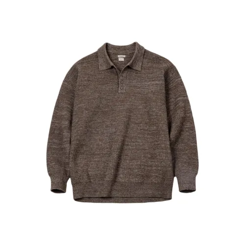 MADEN Amekaji Трикотаж Мужской Кофейный