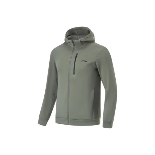 LINING Fitness Series Толстовка Мужская Дымчатый Зеленый