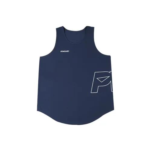 Powolves Темно-синие Унисекс Майки