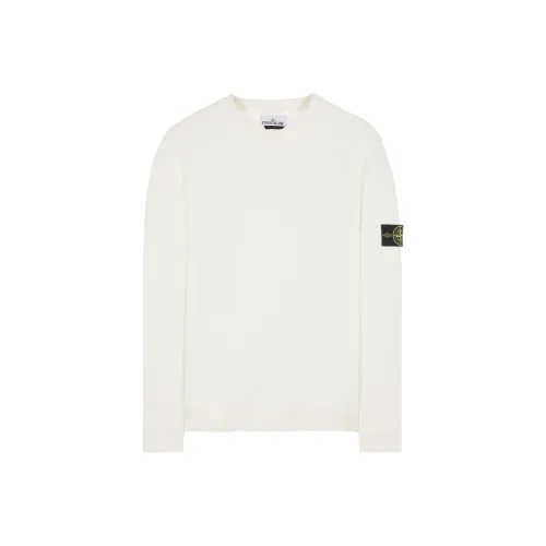 Stone Island SS24 Белый Мужской Трикотаж
