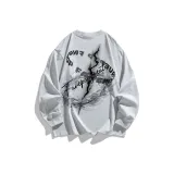 Длинный рукав, футболка, цвета фотиния серый