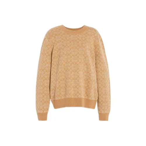 COACH CAMEL Мужские Свитера