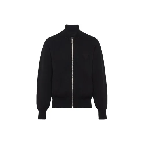 PRADA Мужские черные куртки