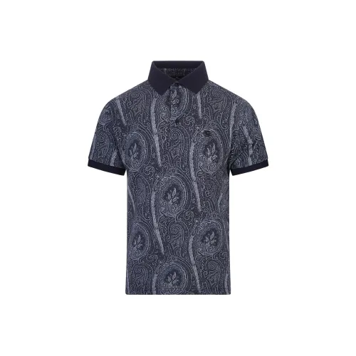ETRO Поло Мужское Морской Синий
