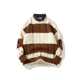 Коричневый джинсовый воротник