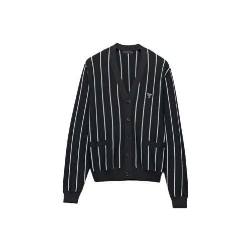 PRADA Мужские черные свитеры