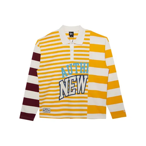 New Era Желтое Унисекс Поло