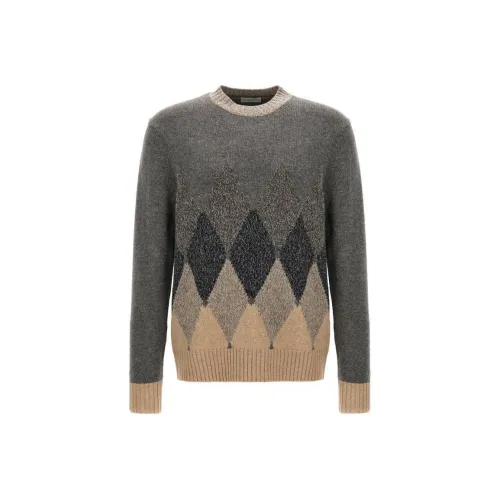 BALLANTYNE Серый Мужской Свитеры