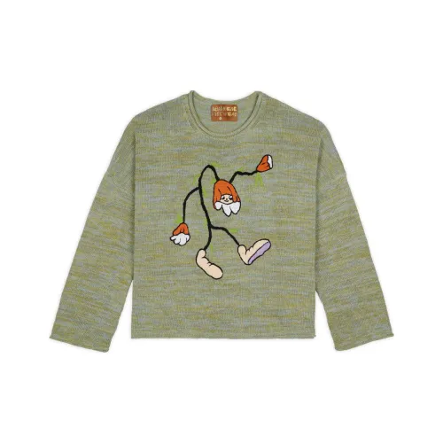 Brain Dead SS24 Трикотаж Мужской Изумрудно-зеленый